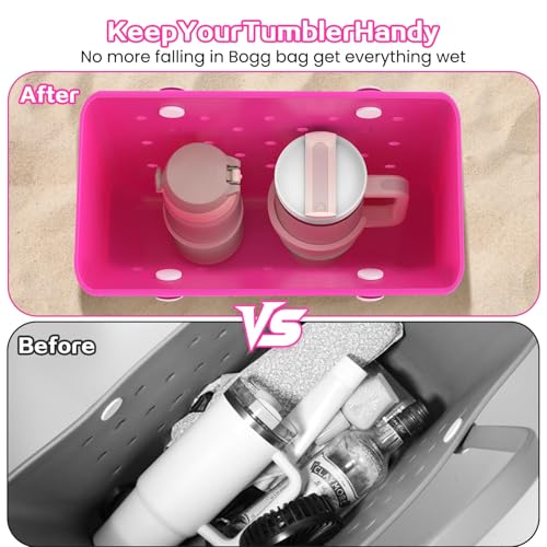 Cup Holder for Stanley 30 oz & 40 oz - White, Compatible with Bogg Bag