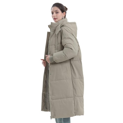 PUFFIT Long Puffer Jacket for Women,2025 Thickened Winter Coat Hooded with Deep Pockets, Ladies Warm Winter Jacket