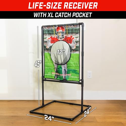 Kids Football Toss Game with Inflatable Footballs - Indoor & Outdoor Target Practice