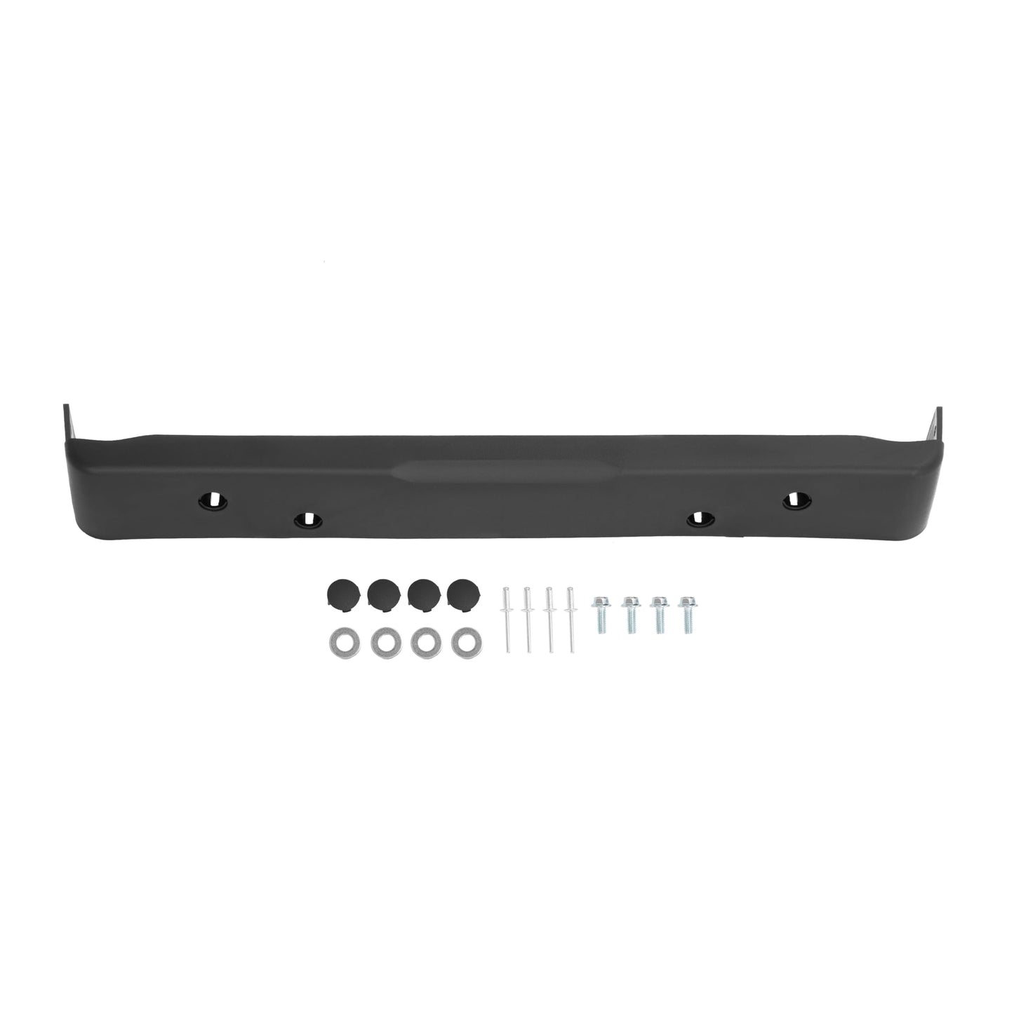 BALOCEO Rear Bumper Compatible with 2000-2013 EZGO TXT Golf Cart Replacement for 71943G01S Black Textured Plastic