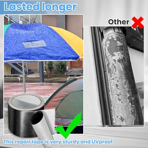 Waterproof Heavy Duty Repair Tape for Tents, RVs & Boats