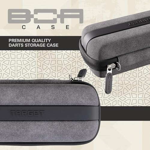 Target Darts BOA Grey Dart Storage Case for 6 Fully Assembled Darts and Accessories