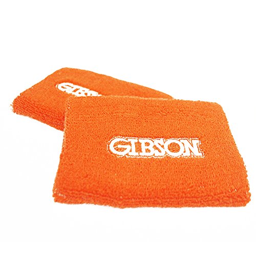 Gibson Athletic Gymnastics Wristbands (Set of 2), Orange