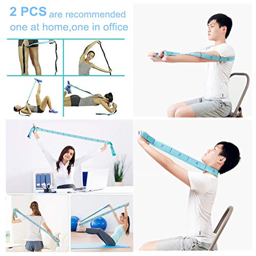 Stretching Strap for Flexibility - 11 Loops Yoga & Pilates