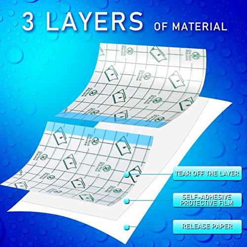 48 Pcs Waterproof Transparent Adhesive Bandages - Medical Dressing