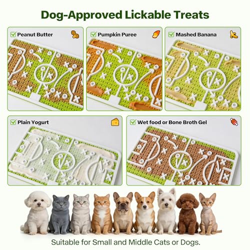 FIFA World Cup 2026 Dog Lick Mat - Slow Feeder for Small & Medium Dogs