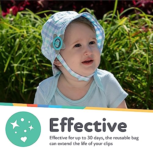 Natural Mosquito Repellent Clips for Babies & Toddlers - 2 Count