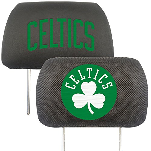 Boston Celtics Embroidered Headrest Covers Set - 2 Pieces