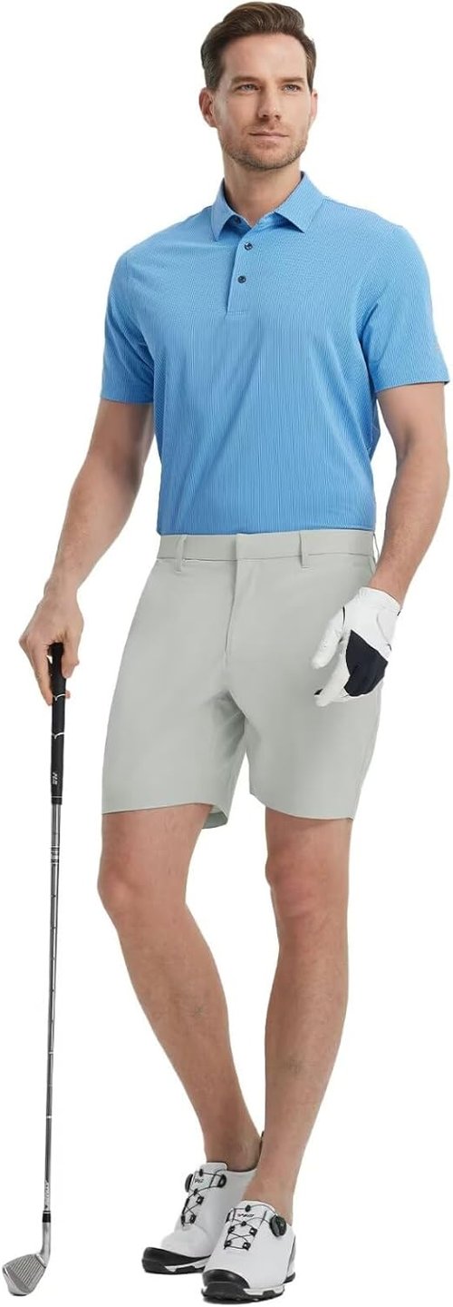 M MAELREG Men's Golf Shorts - Lightweight Quick-Dry, Water-Resistant, Stretch Waistband | 7"/9" Sizes
