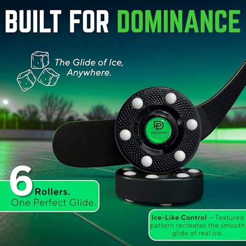 Inline Hockey Pucks - Official Regulation Size, 4oz - Black - 1 Count