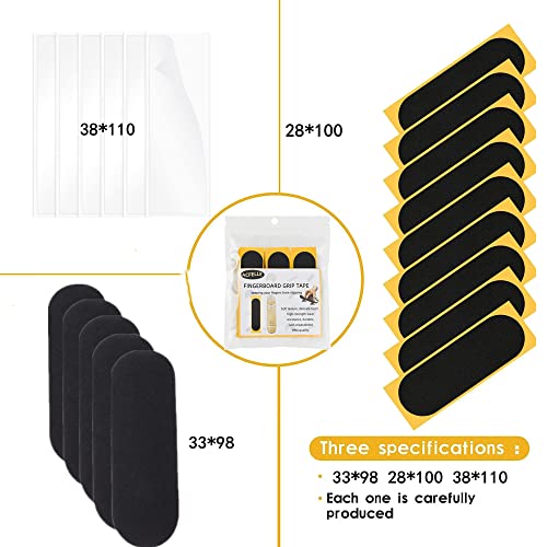 Fingerboard Grip Tape - 10 Pcs Pre-Cut Foam Adhesive Stickers - Style 1