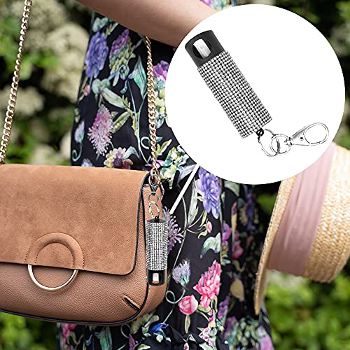 Guard Dog Security Bling it On Pepper Spray Keychain with Safety Twist Top Mini and Easy Carry Lightweight and Fashionable Maximum Police Strength OC Spray 16 Feet Range 0.5 fl oz