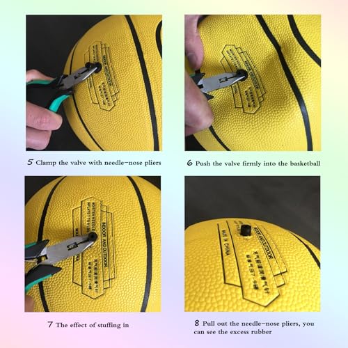 Sport Ball Inflating Valve Nozzle Replacement Kit - Set 1