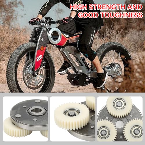 Electric Bicycle Motor Gear Clutch Kit - 36T Nylon Gears for 500W-750W