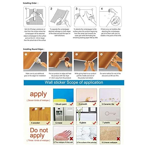 Self Adhesive 3D Blue Flower Waterproof Wallpaper Border Peel and Stick for Bathroom Kitchen Counter Top Tiles Sticker 10CM by 5M (Blue)