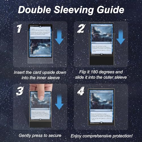 600 Pack Perfect Fit Card Sleeves for Double-Sleeving Gaming Cards