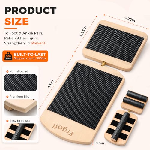 Adjustable Ankle Balance Board for Strengthening & Recovery
