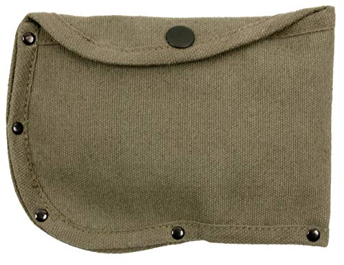 Cotton Canvas Axe Sheath - Olive Drab, Durable & Secure Fit