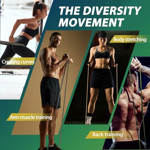 LEEKEY Resistance Bands Set for Pull Up Assistance & Exercise