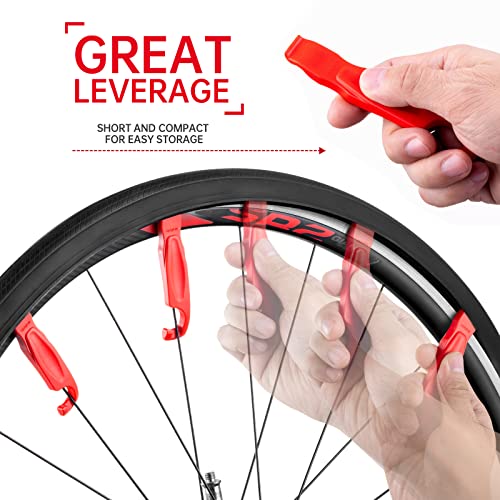 Bicycle Tire Levers - Ultra Strong Tool for Road & Mountain Bikes - 3 Pack