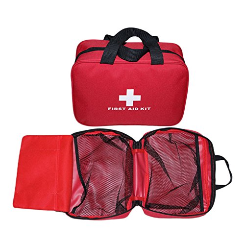 Empty First Aid Kit Bag - Waterproof Nylon Emergency Pouch
