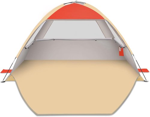 Gorich Beach Tent - UPF 50+ UV Protection Sun Shelter for 3-10 People | Lightweight & Easy Setup