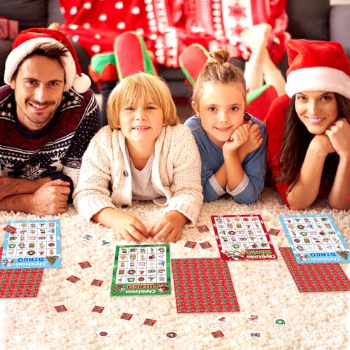 Christmas Bingo Game for 24 Players - Cute Holiday Edition
