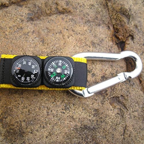 4-in-1 Outdoor Altimeter with Barometer & Thermometer - Yellow