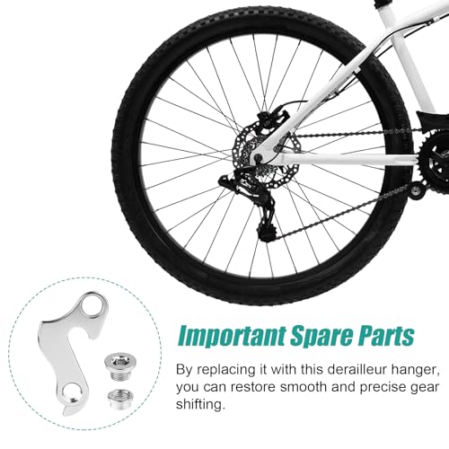 Aluminum Alloy Rear Derailleur Hanger with Screws - Bike Tail Hook