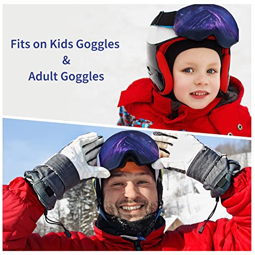 Ski Goggle Covers - 2 Pack Microfiber Protectors - Classic
