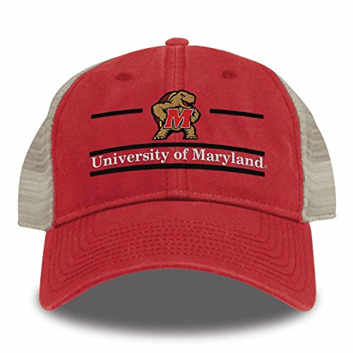The Game NCAA Maryland Terrapins Trucker Mesh Hat - Unisex Red, One Size