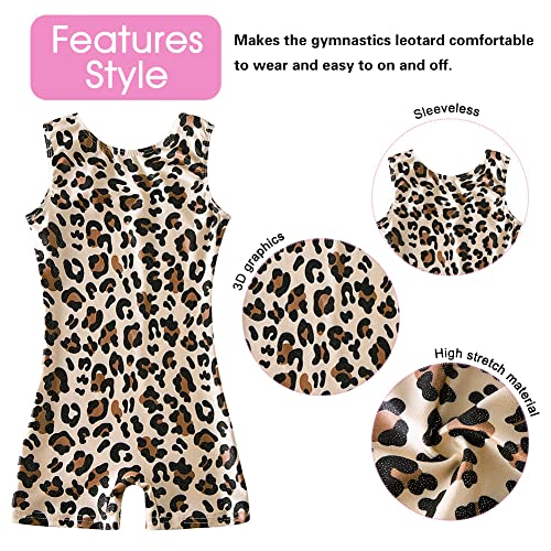 uideazone 2-9Y Gymnastics Leotards for Girls Ballet Unitards with