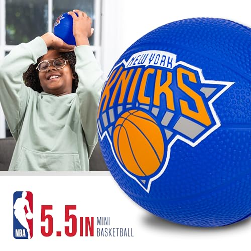 Mini Foam Basketball - New York Knicks - 5.5" Soft PU Ball