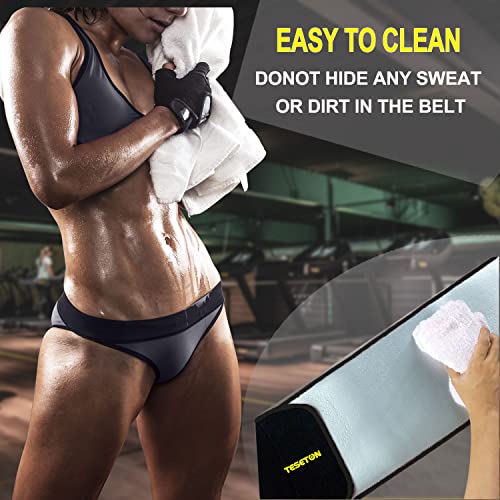 Waist Trainer Trimmer for Men & Women - Medium Black