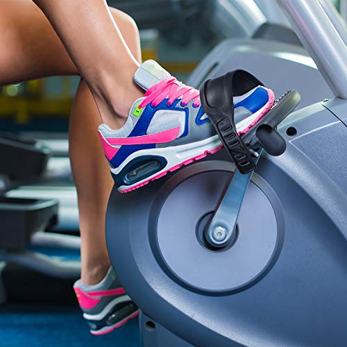 2 Pairs Stationary Bike Pedal Straps, Universal Fit, 1.7 x 12 in