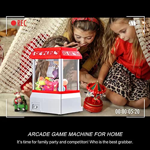 Mini Claw Machine Arcade Game - Candy Grabber Prize Dispenser