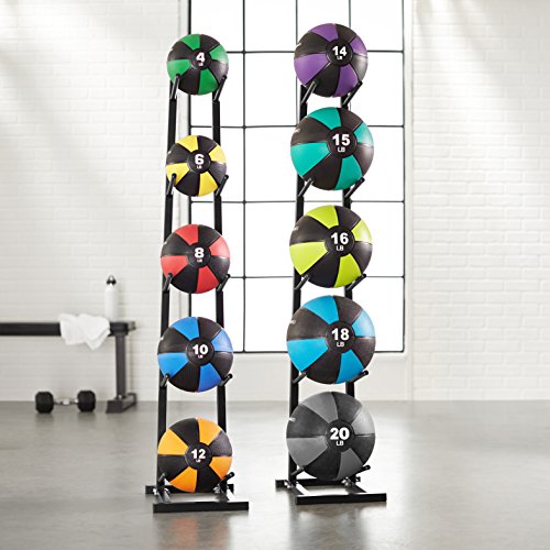 6-Pound Weighted Medicine Ball for Core Strength & Balance