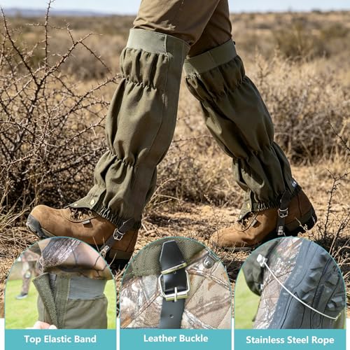 Snake Gaiters - Waterproof Snake Bite Protection Leg Guards