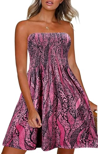 Floral Off Shoulder Strapless Midi Dress - Purple Graffiti, Small