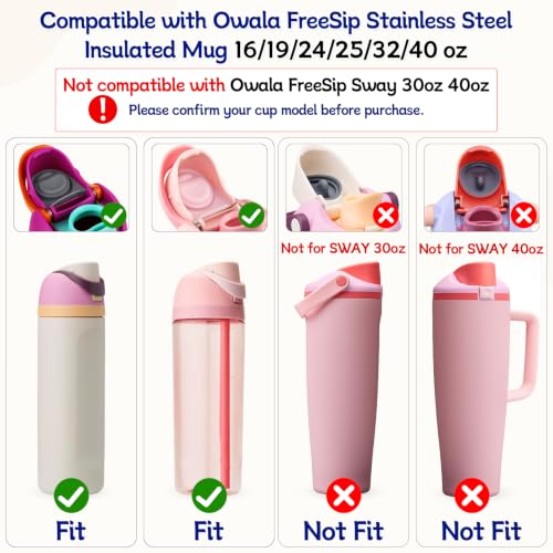Replacement Seal Parts for Owala FreeSip - 6 Grey Set