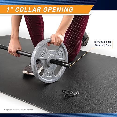 2.5 lb Cast Iron Standard Grip Plates for Strength Training