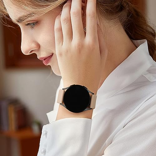 20mm Quick Release Silicone Watch Band for Smart Watches - Stone - Large