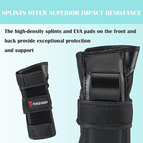 Wrist Guards for Adults & Kids - Medium Shock Absorption Pads