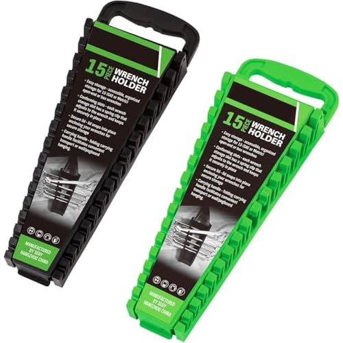 Wrench Holder Set, 30-Piece Wrench Organizers Set with Metric & SAE Wrenches