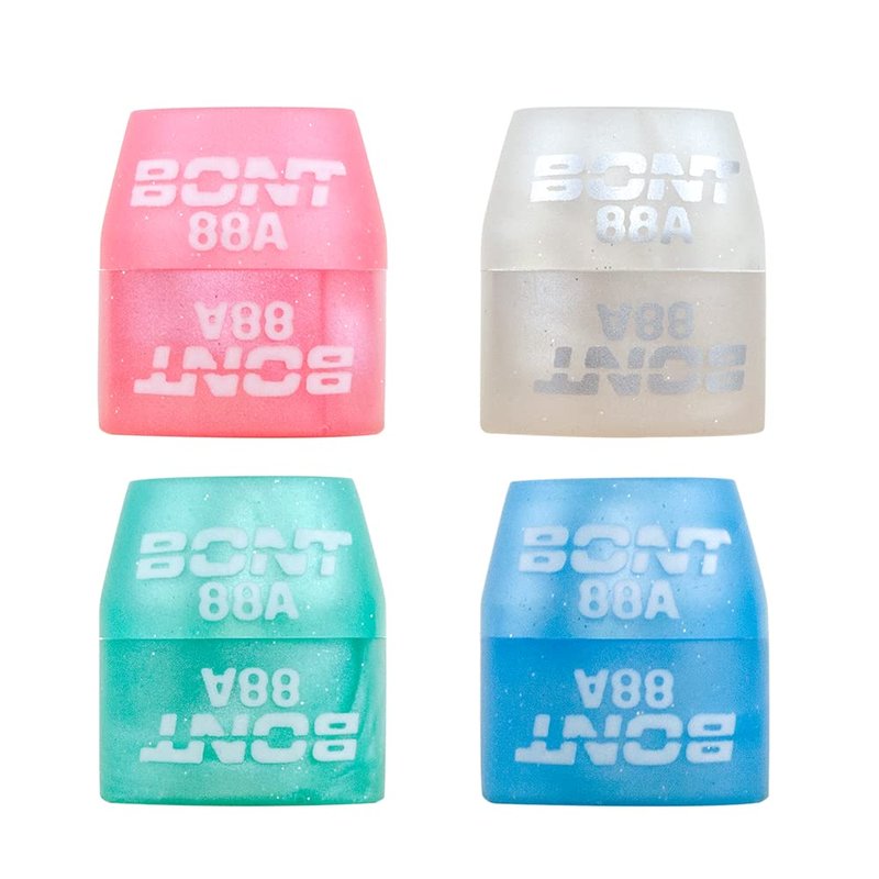 Bont Roller Skates - Roller Skating 88A Replacement Cushions - Cone and Bottom Barrel Bushings - Quad Skate Derby Plate Figure Speed (Cherry Blossom Pink)
