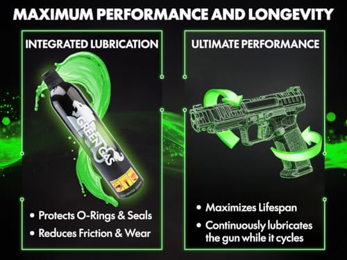 High Power Green Gas with Silicon Oil - 250ml