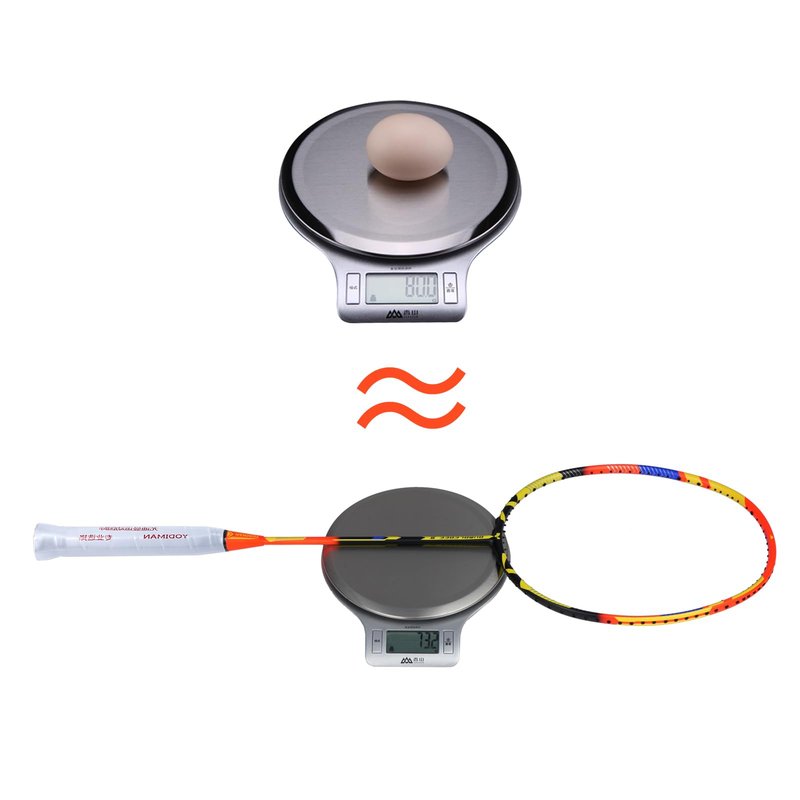 YPyroblaze Graphite Badminton Racket Set - 4 Pre-Strung 6U Super Lightweight Racquets with Overgrips, 2 Durable Bags & Tapes | Graphite Frame & Shaft for Professional Outdoor & Gym Play (Butter)