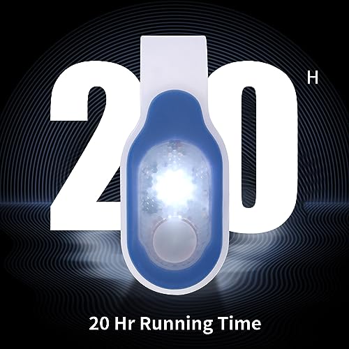 Rechargeable Blue Nurse Clip-On Light for Night Shift, Hands-Free LED Flashlight