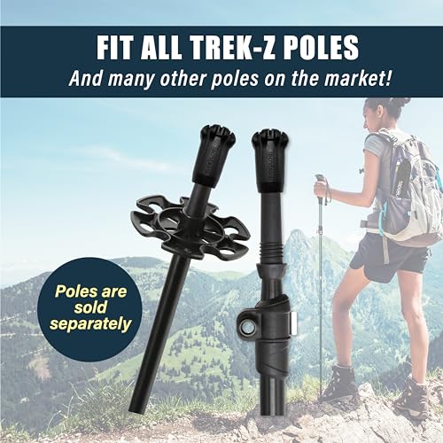 Trekking Pole Tips Replacement - 4pc Pack for Hiking Poles