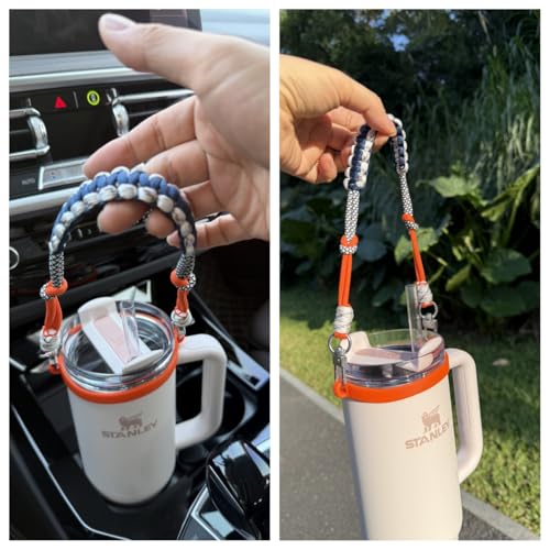 Outman Sport Water Bottle Handle Strap with Sling - Dark Blue & Grey